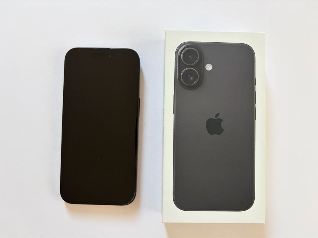 【美品】iPhone16 本体 SIMフリー ブラック 128GB