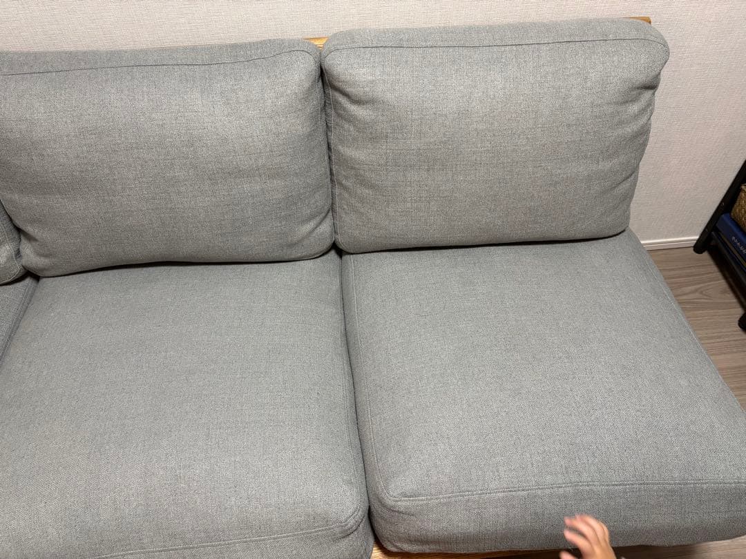 ② CLOUD SOFA オットマン MOMO NATURAL 送料込