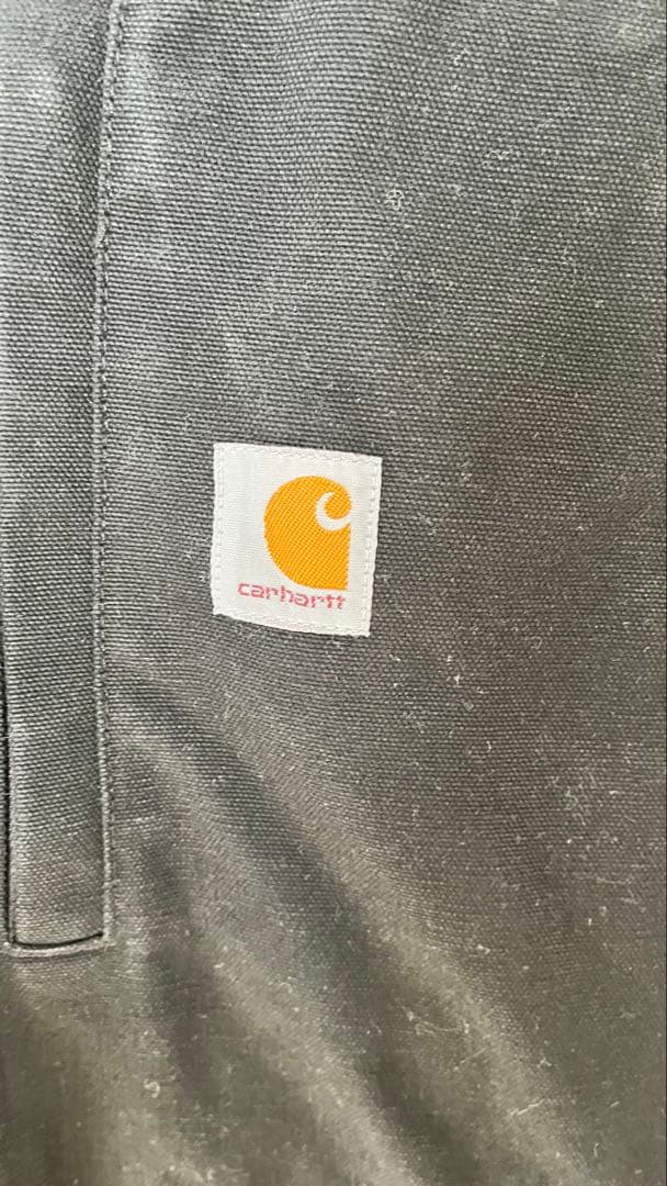 Carhartt ブラック フード付きベスト