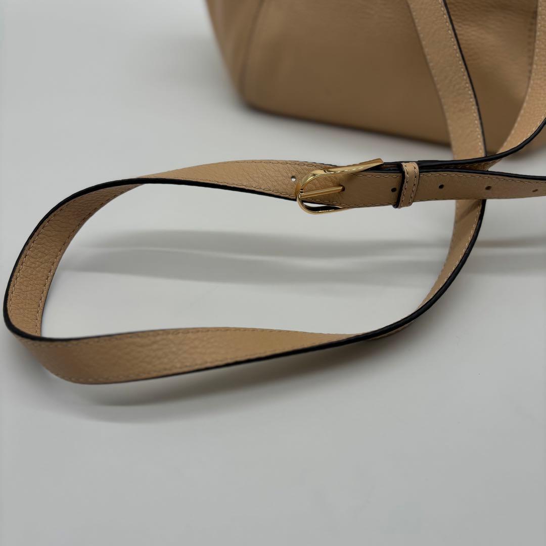 美品✨TORY BURCH トリーバーチ 2WAY ショルダーバッグ ベージュ