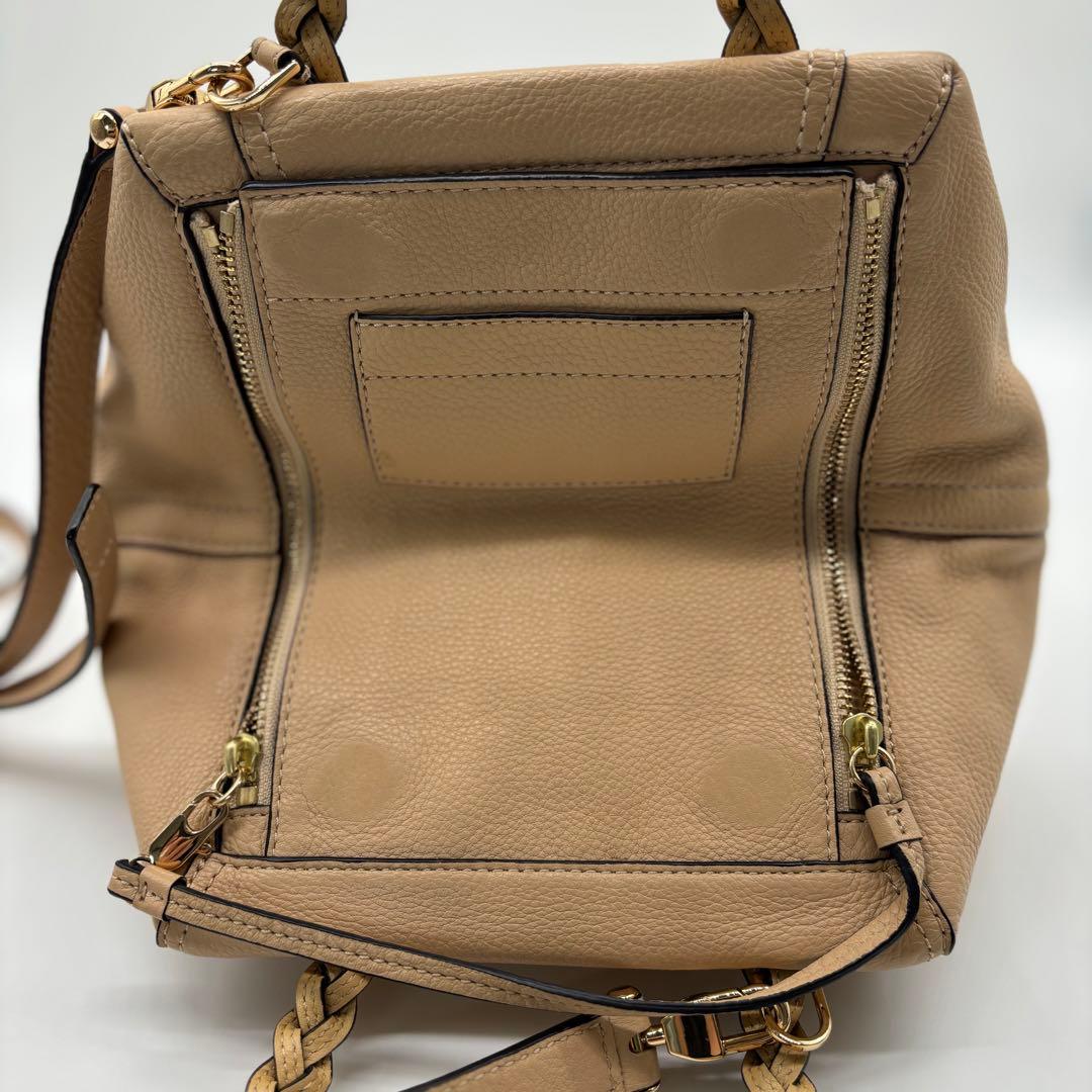 美品✨TORY BURCH トリーバーチ 2WAY ショルダーバッグ ベージュ