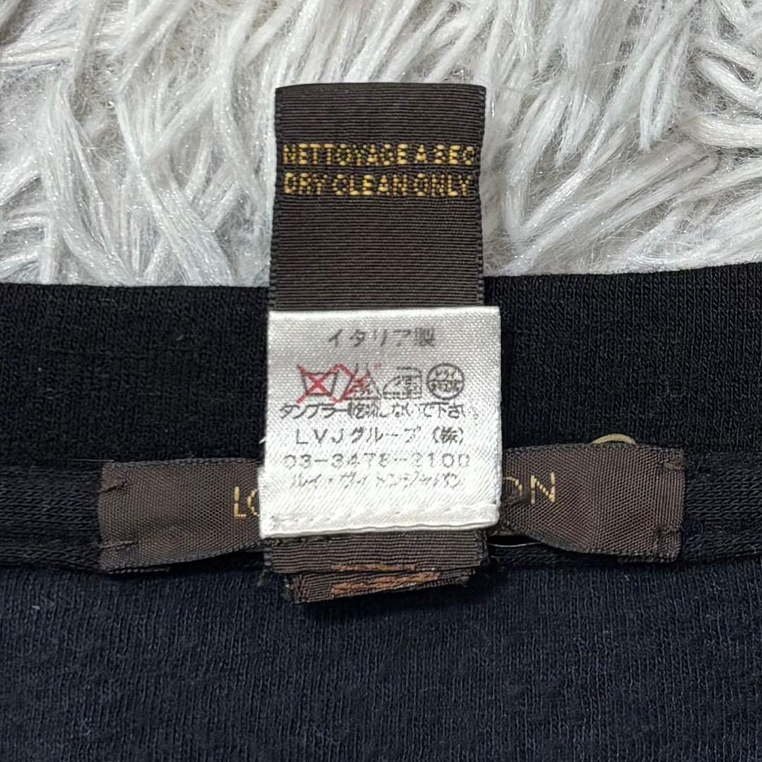 美品 LV ルイヴィトン カシミヤ入りスウェット \"ブラック\" Mサイズ