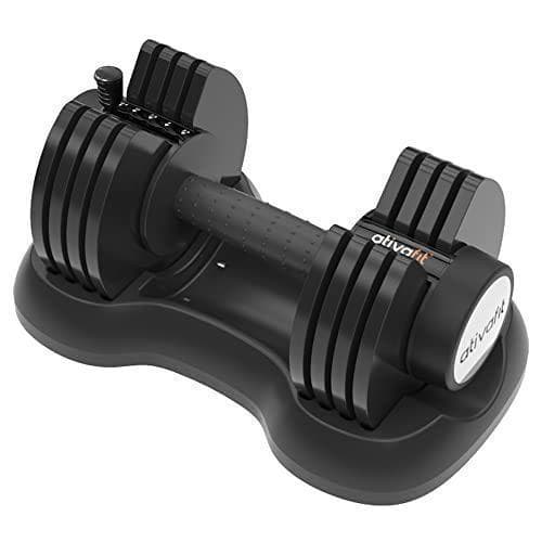 ●ATIVAFIT●可変式ダンベル 2.5kg-12.5kg 5段階簡単重量変更