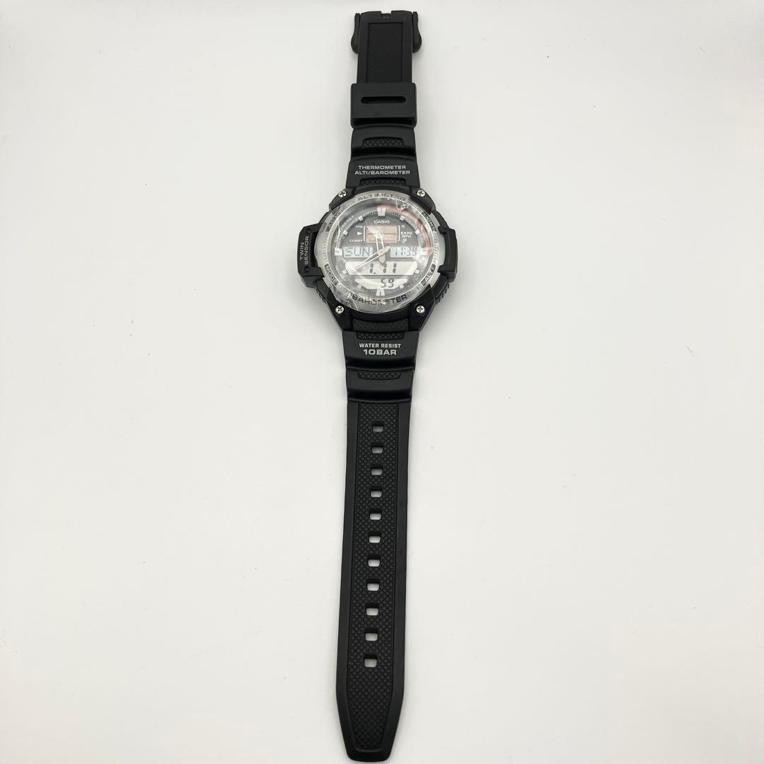 新品　カシオ スポーツギア ツインセンサー　ブラック 腕時計 メンズ　デジアナ