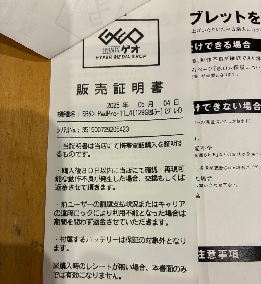 【ちゃっぴ様】iPad Pro 11インチ第4世代（M2） セルラー