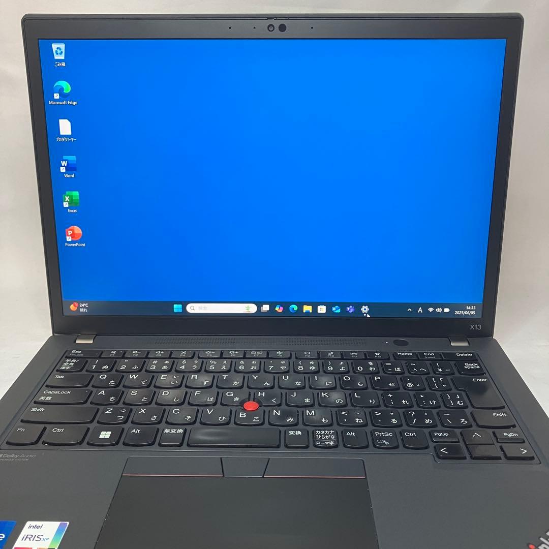 準美品 X13 Gen3 12世代 i5 16GB SSD WUXGA オフィス