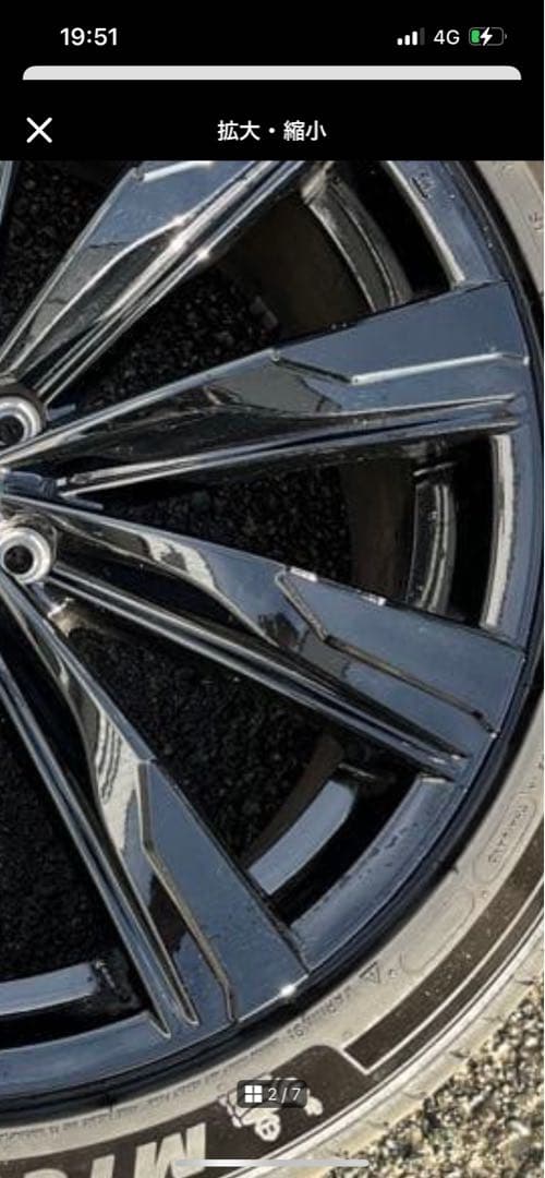 21インチ クラウンスポーツHV 純正　MICHELINタイヤ