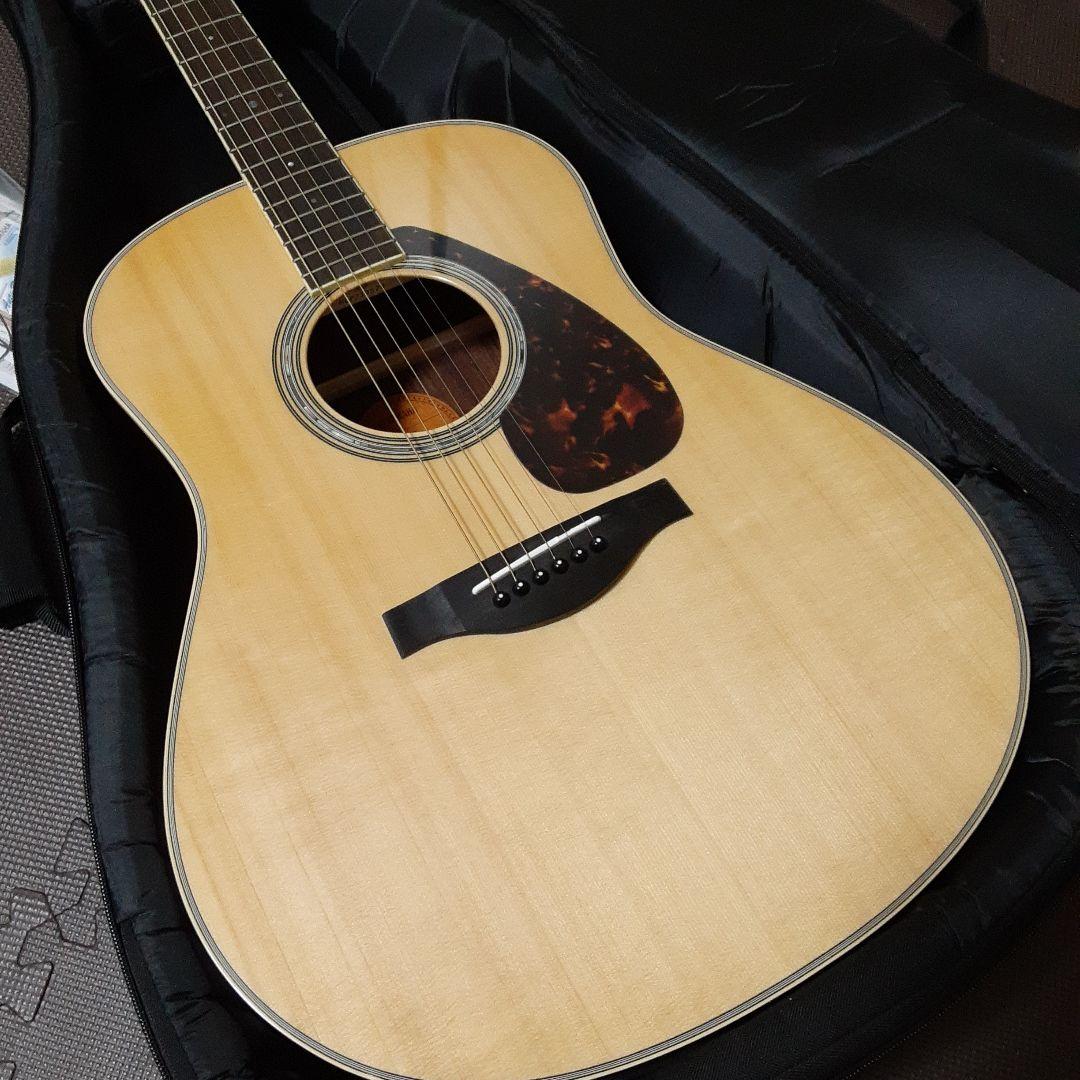 ヤマハLL6 ARE アコースティックギター トップ 単板　純正ケース付き