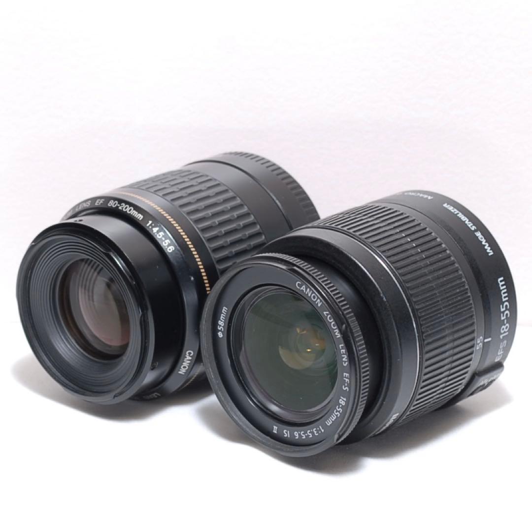 推し活におすすめ✨Canon Kiss X9✨ダブルレンズ✨Wi-Fi機能搭載