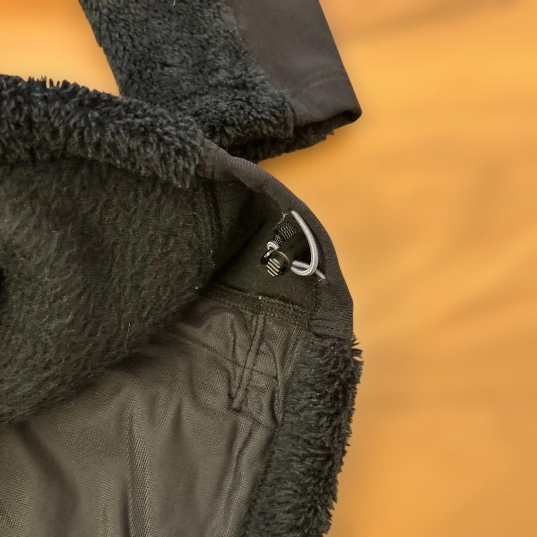 BRIEFING フリースフードジャケット ブラック