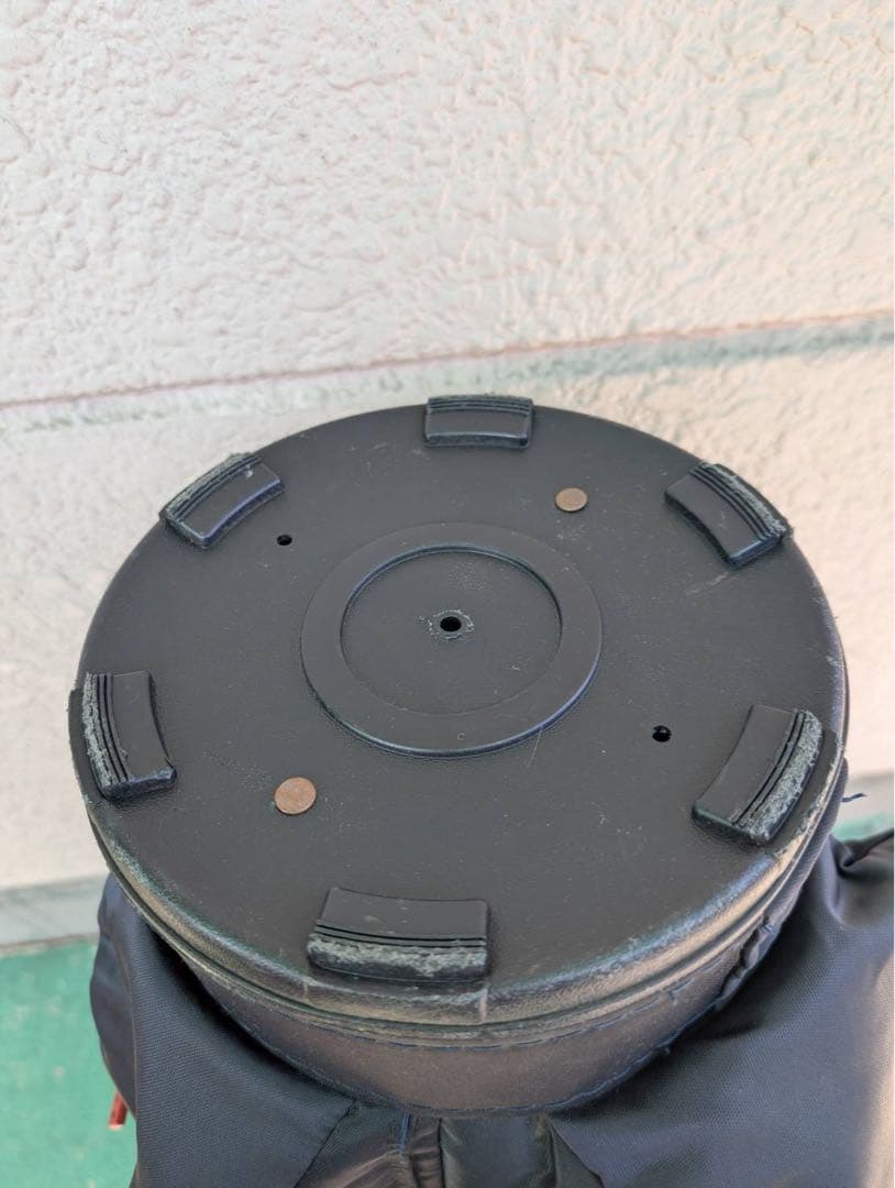 【リユース品】オノフ　キャディーバッグ　ONOFF ナイロン地　黒　5ポケット