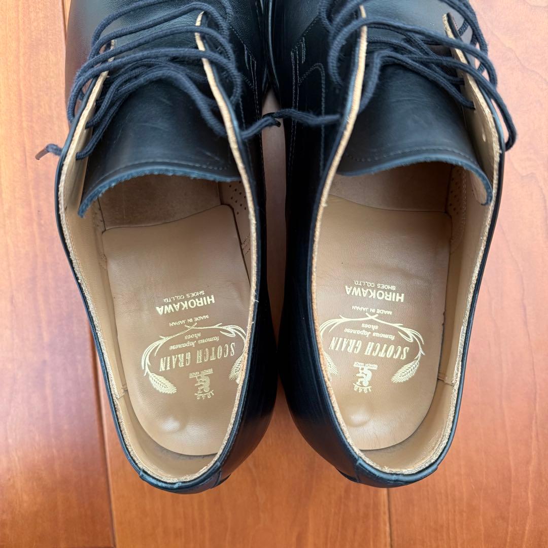 SCOTCH GRAIN スコッチグレイン 25.5 ブラック 3524 箱付き