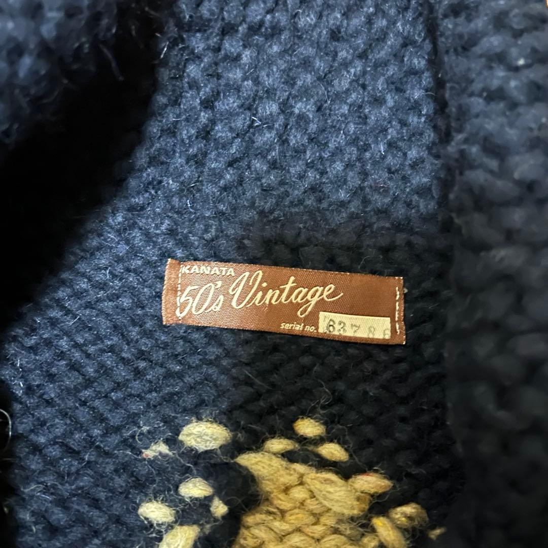 良品 カナダ製 KANATA 50's Vintage 復刻 カウチン ベスト