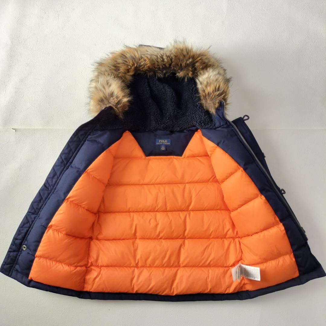 美品✨️ポロラルフローレン ダウンジャケット6サイズ 120相当 ファー フード
