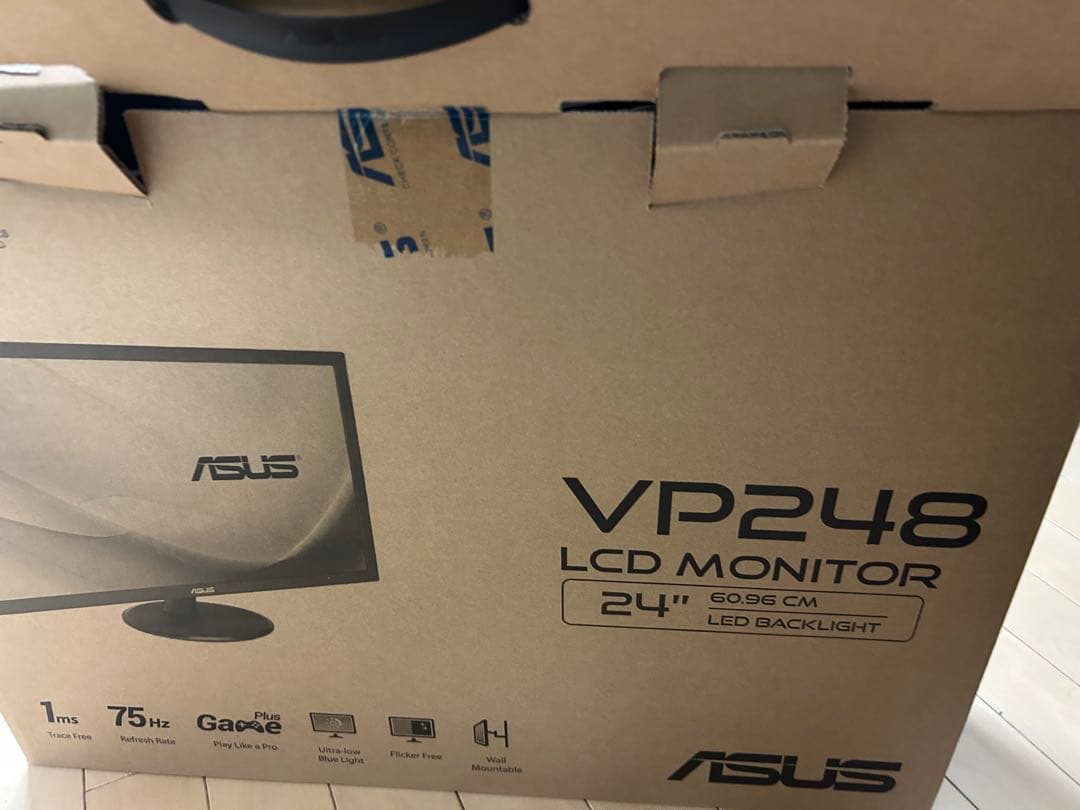 ASUS VP248 LCDモニター 24インチ　付属品完備