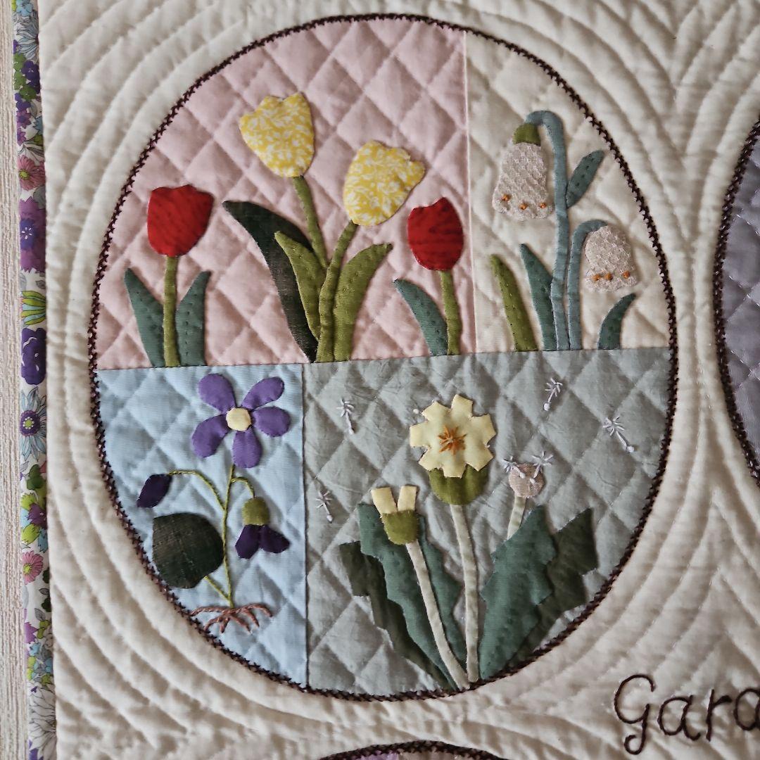 ✨四季の花✨パッチワークタペストリー