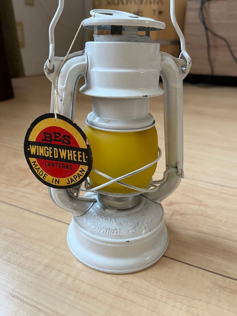 未使用品　WINGED WHEEL No.350 ランタン　アウトドア　ホワイト