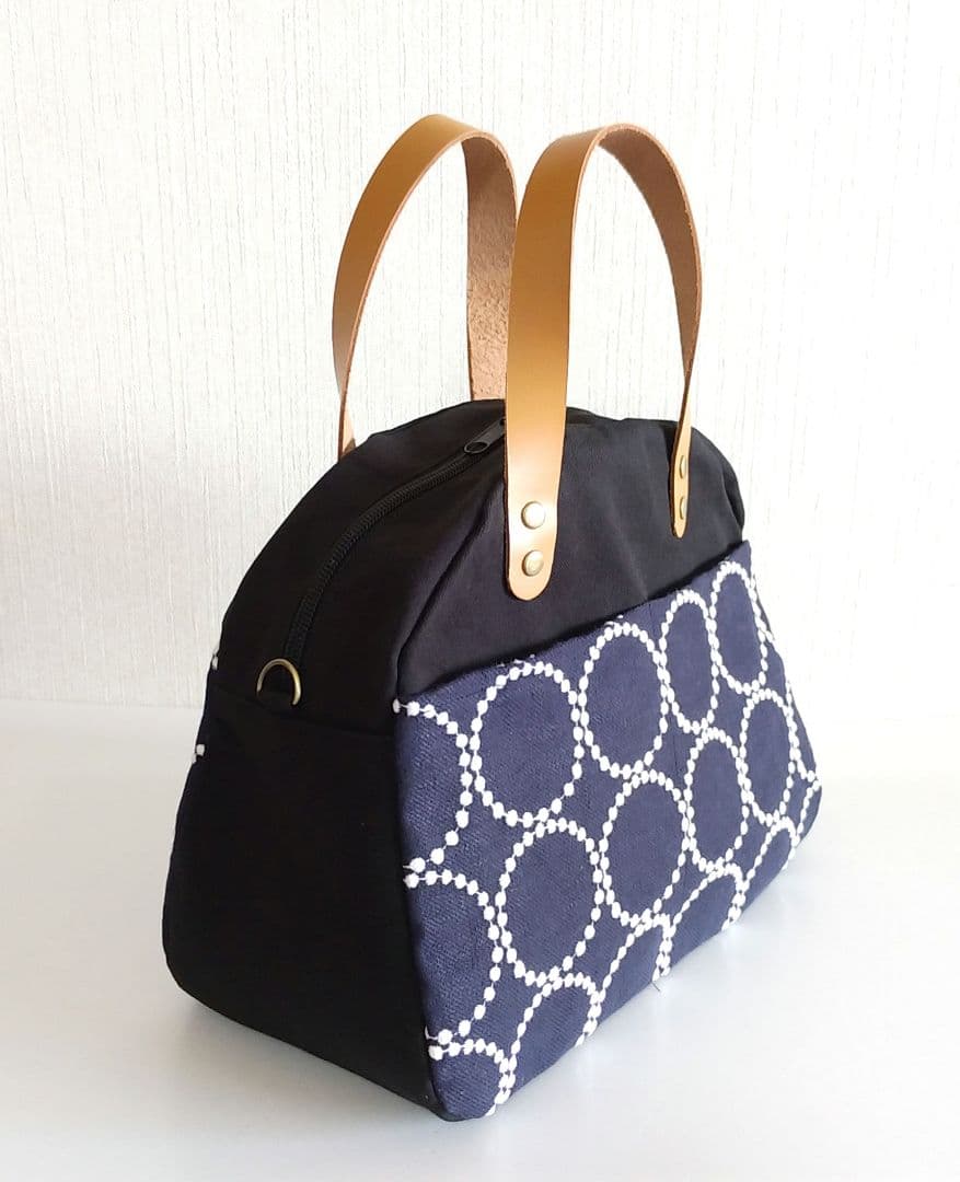 ミナペルホネン 最新タンバリン ♡ ボストン型バッグ / ハンドメイド