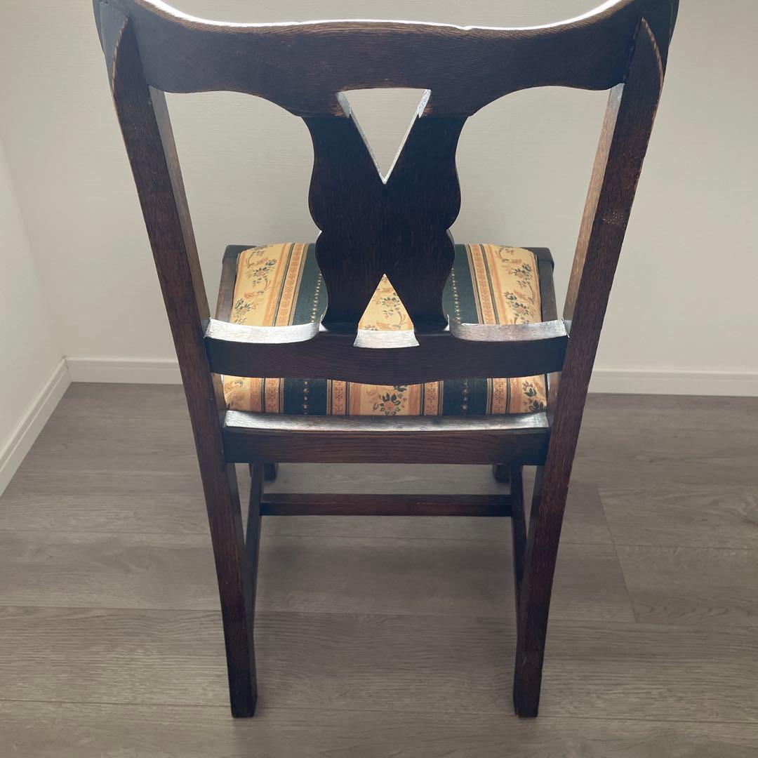 アンティークチェア イス チェア フランス ヨーロッパ 木製　ダイニングチェア①
