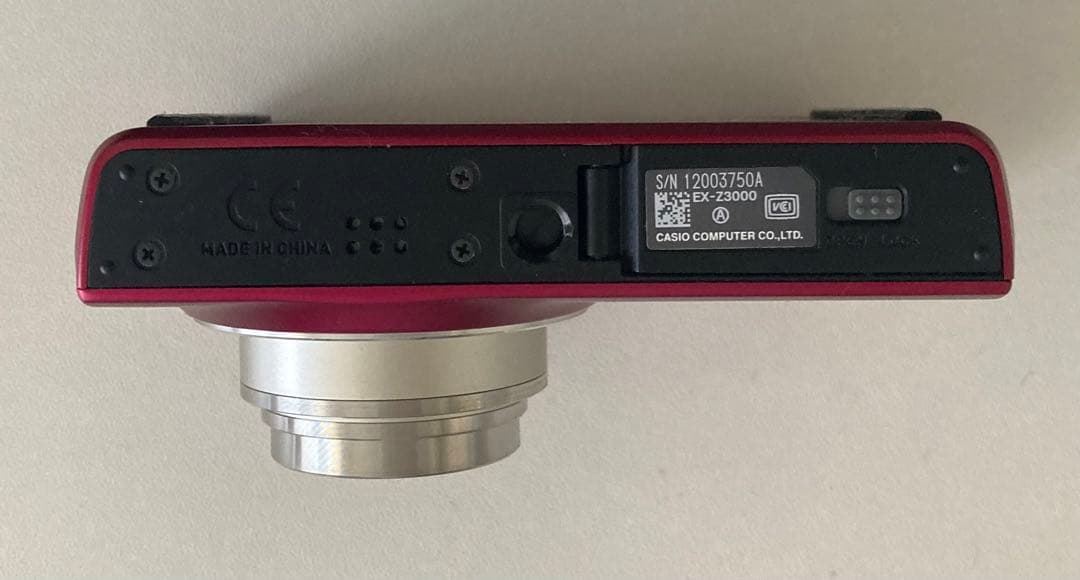 カシオ/CASIO EXILIM EX-Z3000 レッド