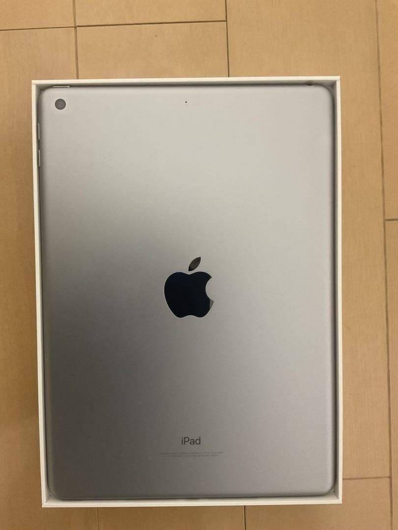 Apple iPad Wifi本体シルバー 第6世代　充電器・USBケーブル付き