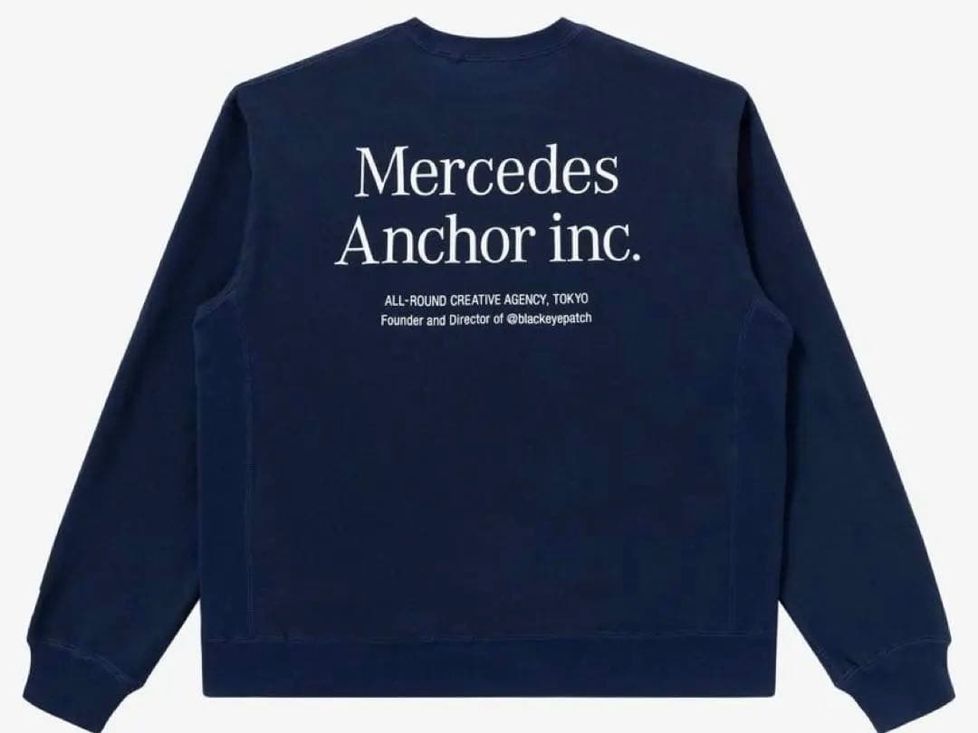 M*H様 Mercedes Anchor inc.クルースウェットNAVY新品未