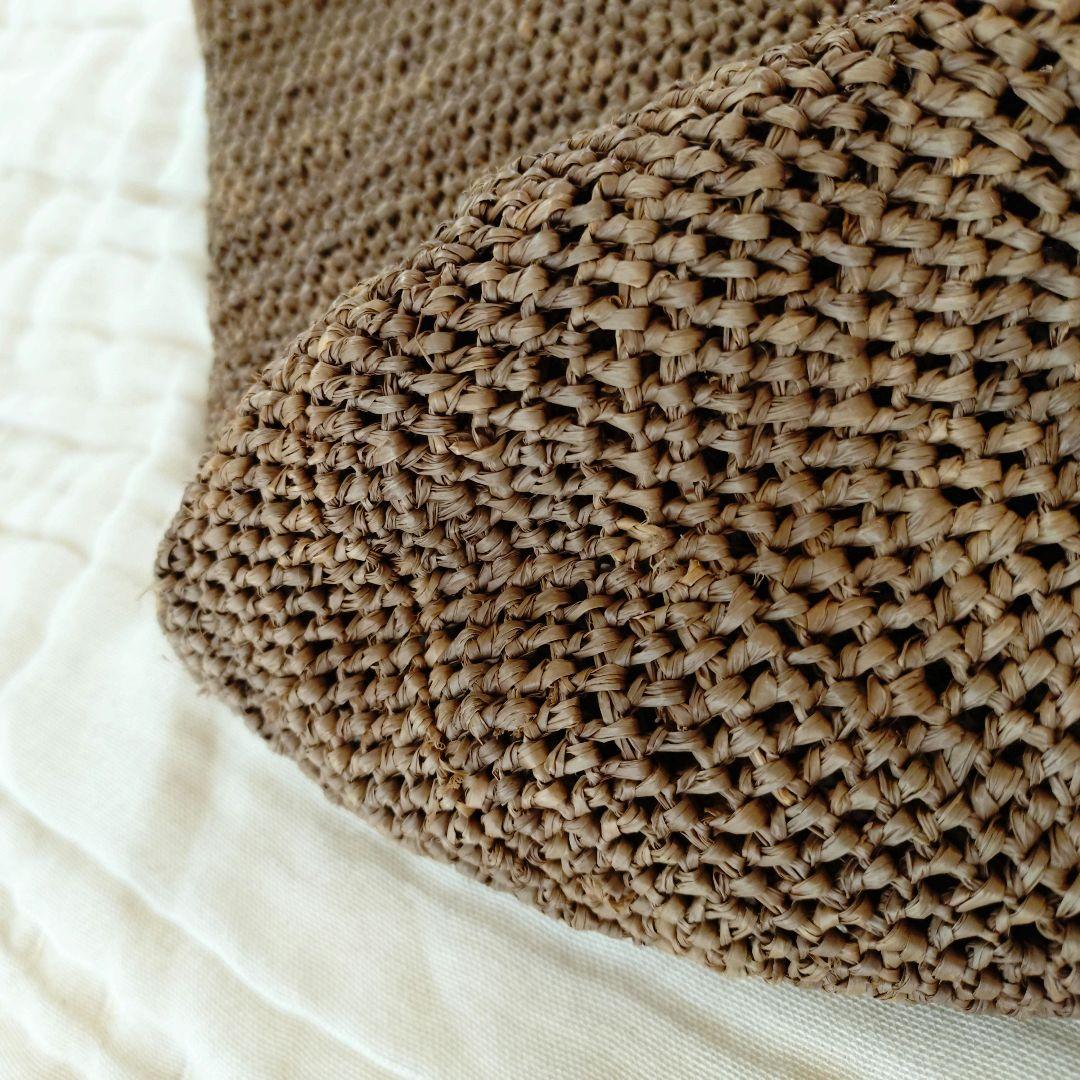 HELEN KAMINSKI・ラフィア ワンショルダーバッグ ブラウン