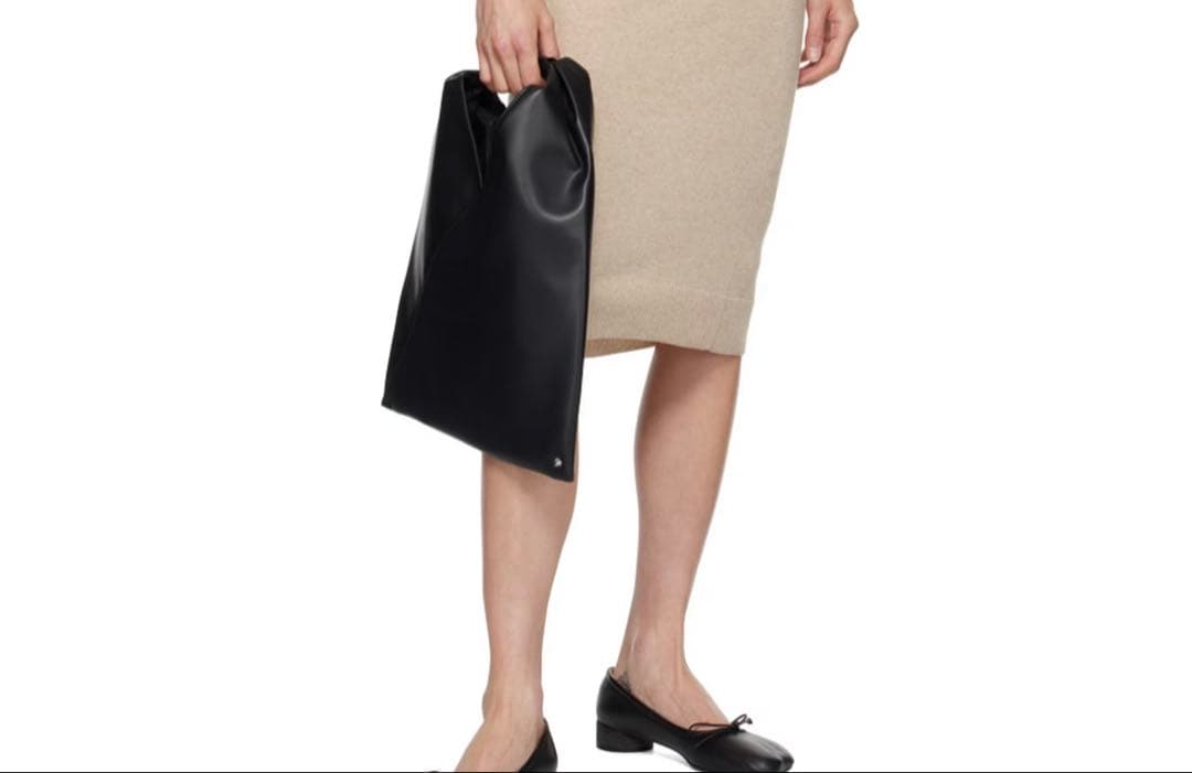 MM6 Maison Margiela ブラックショルダーバッグミディアム