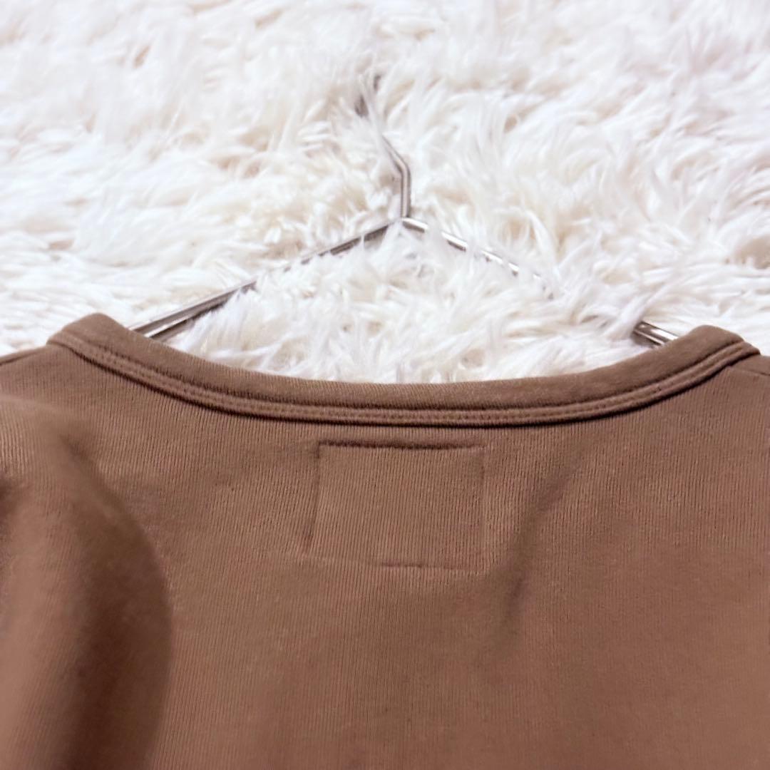 現行タグ★アニエスベー スナップボタン カーディガン 裏起毛 3 ベージュ