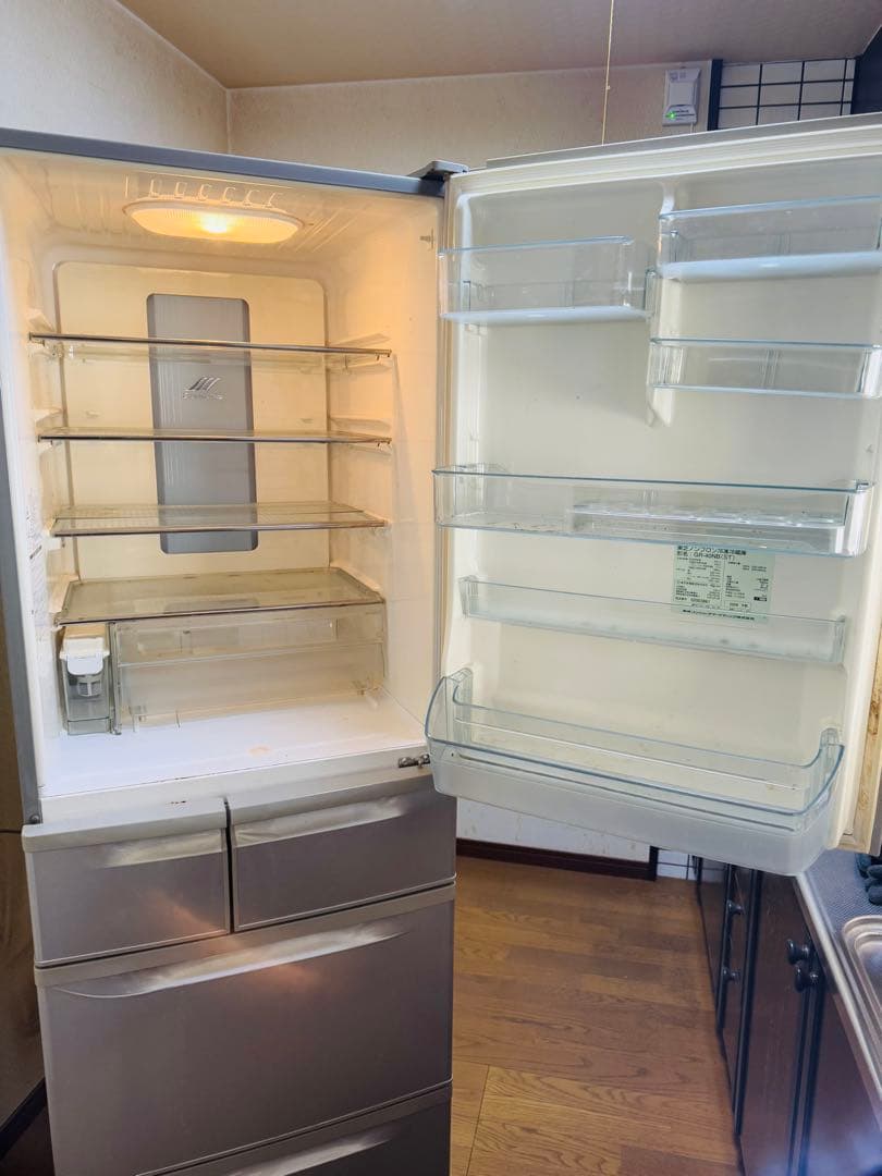 福岡発　TOSHIBA 東芝 冷蔵庫 冷凍庫 動作品 5ドア 401L 大容量