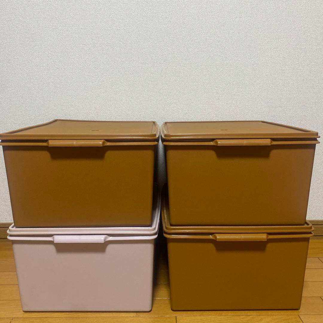 タッパーウェア　ディープスーパーケース4個セット