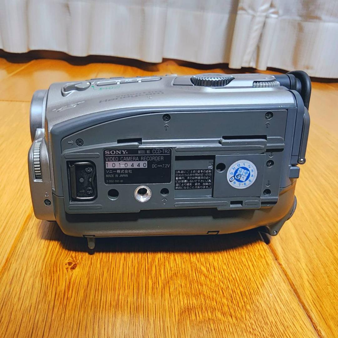 【動作確認済】高画質 Hi8 SONY 8ミリ ビデオカメラ CCD-TR2