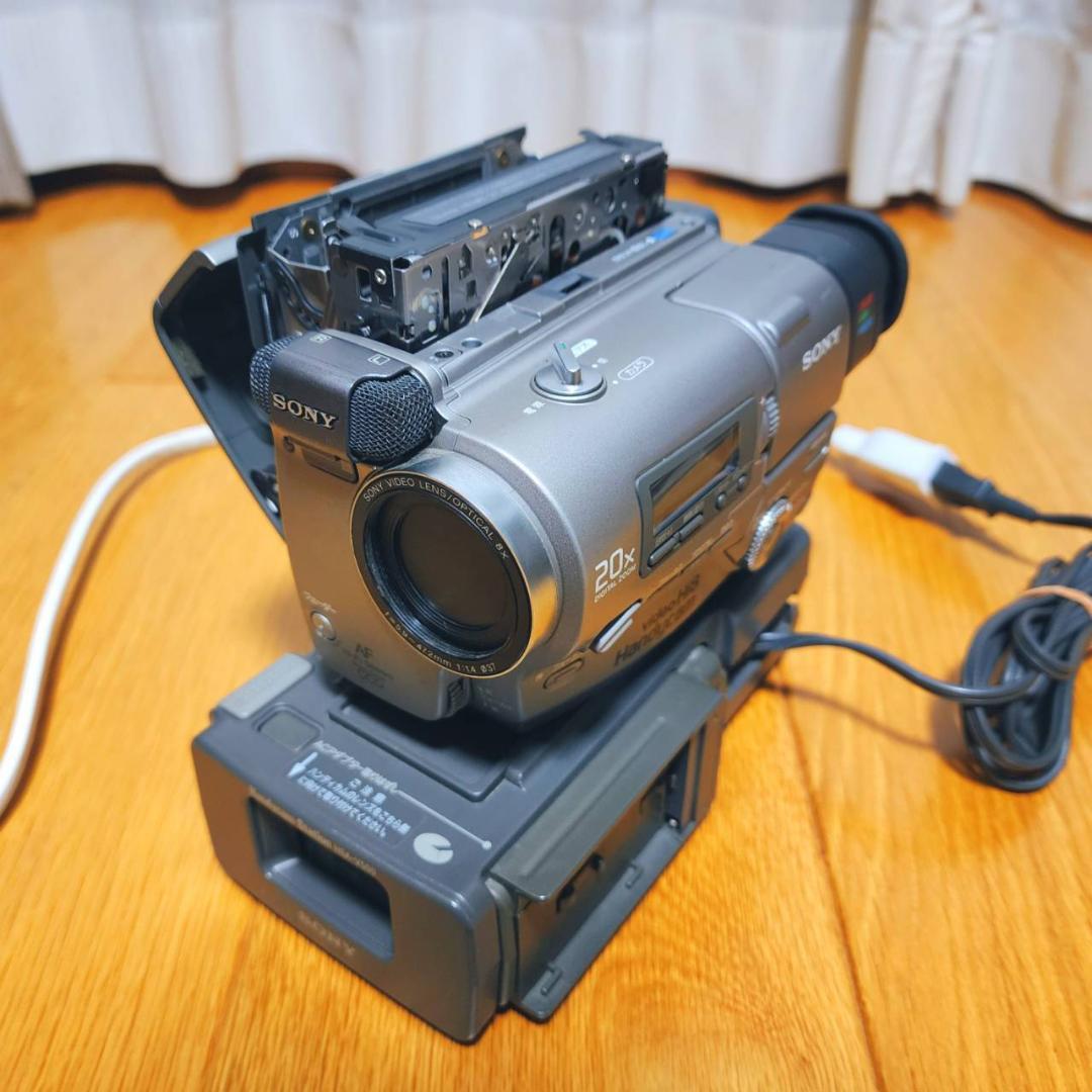 【動作確認済】高画質 Hi8 SONY 8ミリ ビデオカメラ CCD-TR2