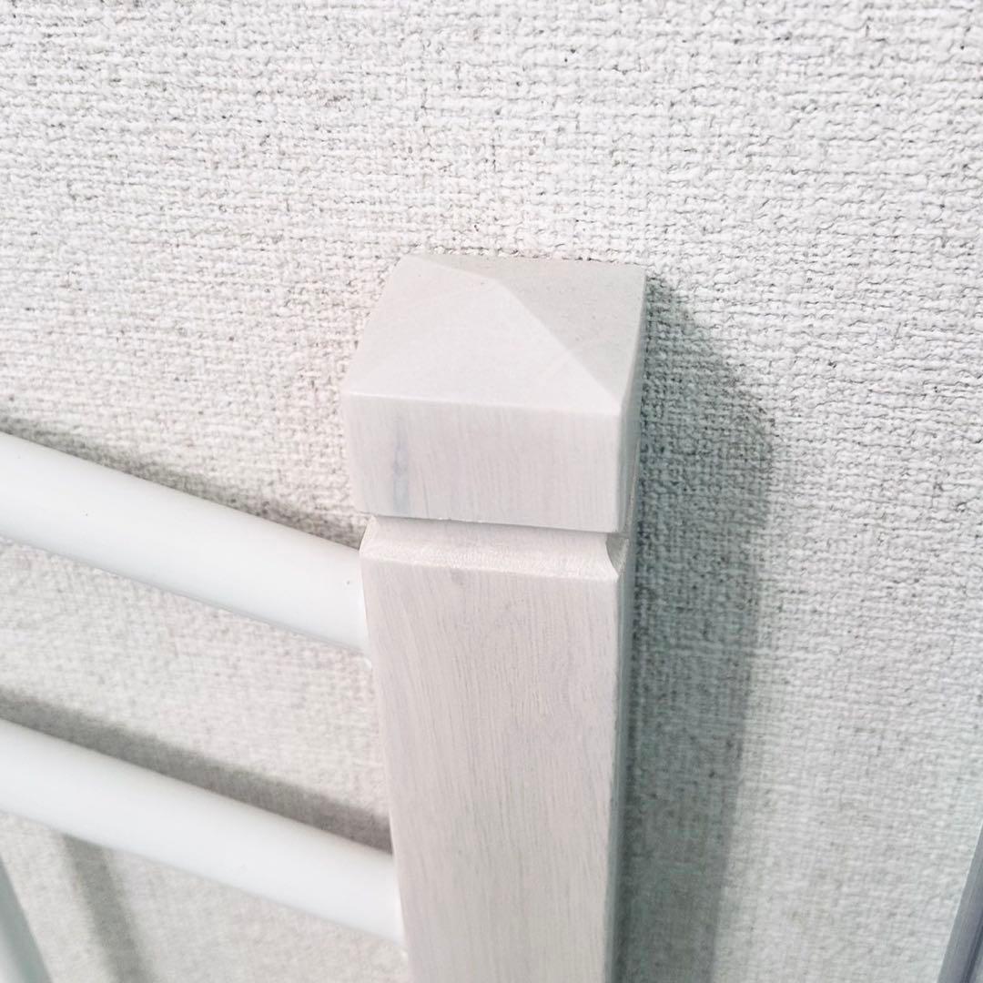 ロートアイアン　ベッドフレーム　シングル　ソファ型　白