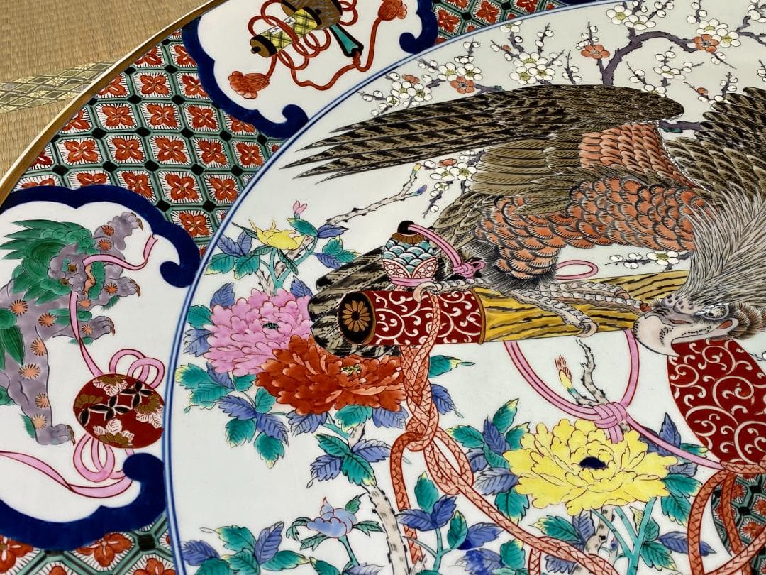 引き取り限定　神右衛門作　有田焼　大皿