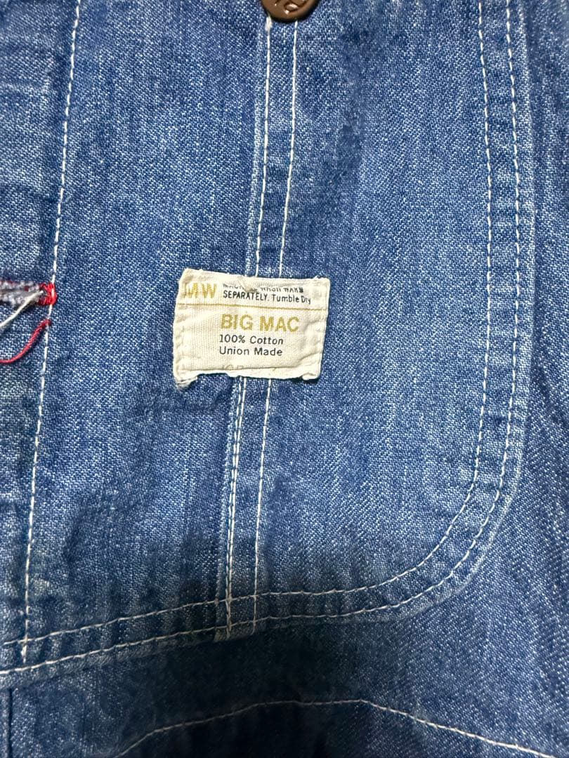 70s BIG MAC(ビッグマック) デニムオーバーオール
