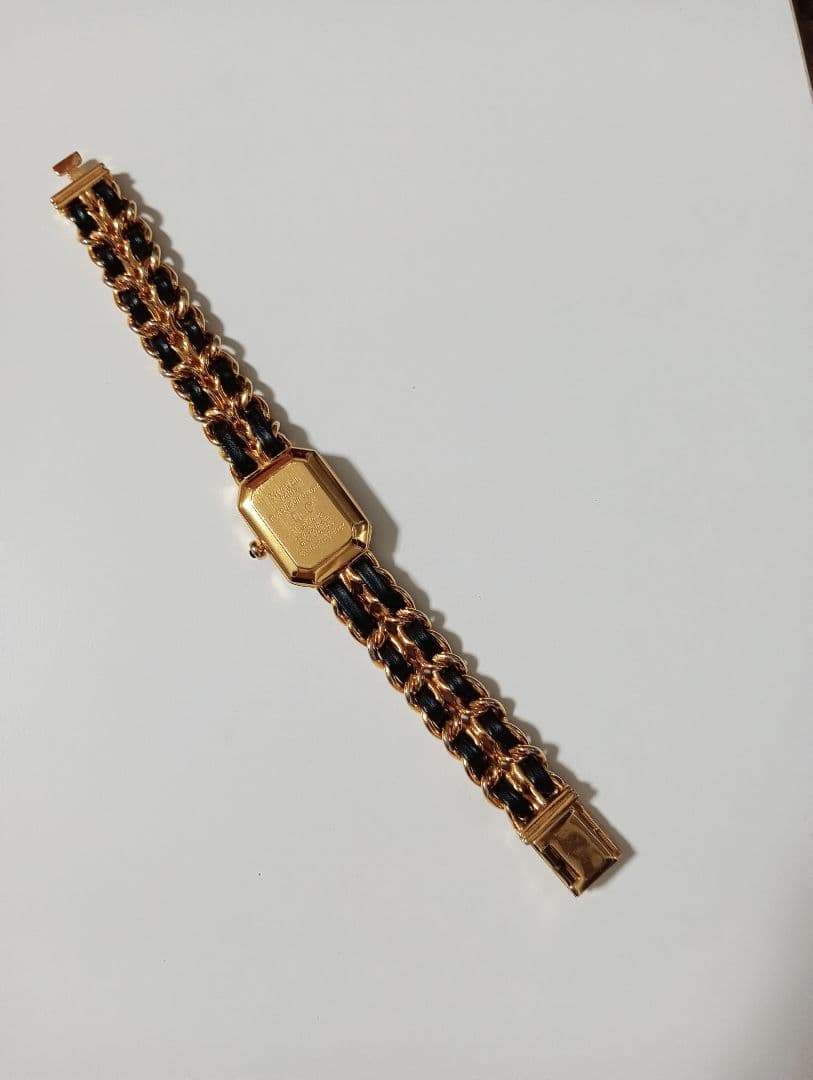 CHANEL ゴールド ブラック アナログ時計［ぬしこ］