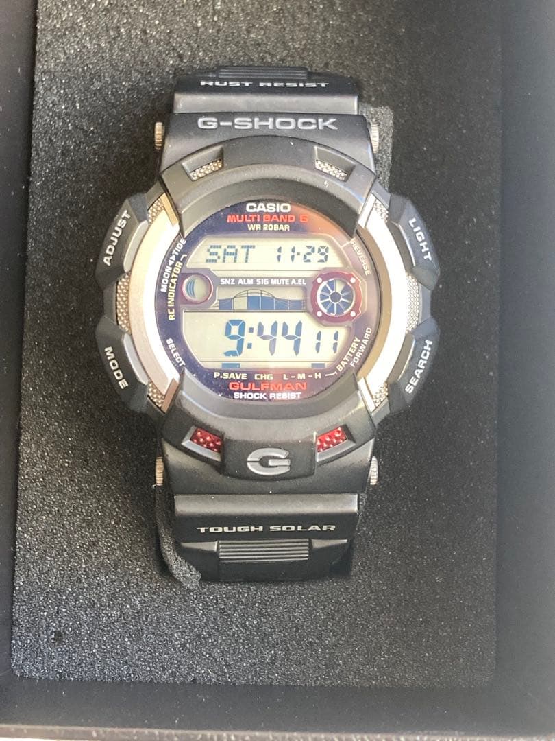【美品】CASIO G-SHOCK G-9110ガルフマン【電波ソーラー】