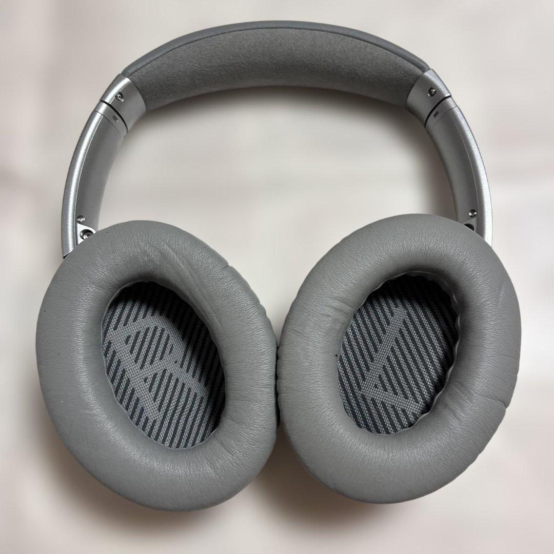 【美品】BOSE ワイヤレスヘッドホン QuietComfort 35 シルバー
