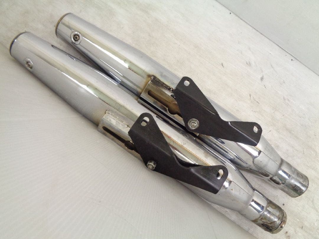 ★ スポーツスター 14年〜 モーターステージ 76テーパーブラス マフラー