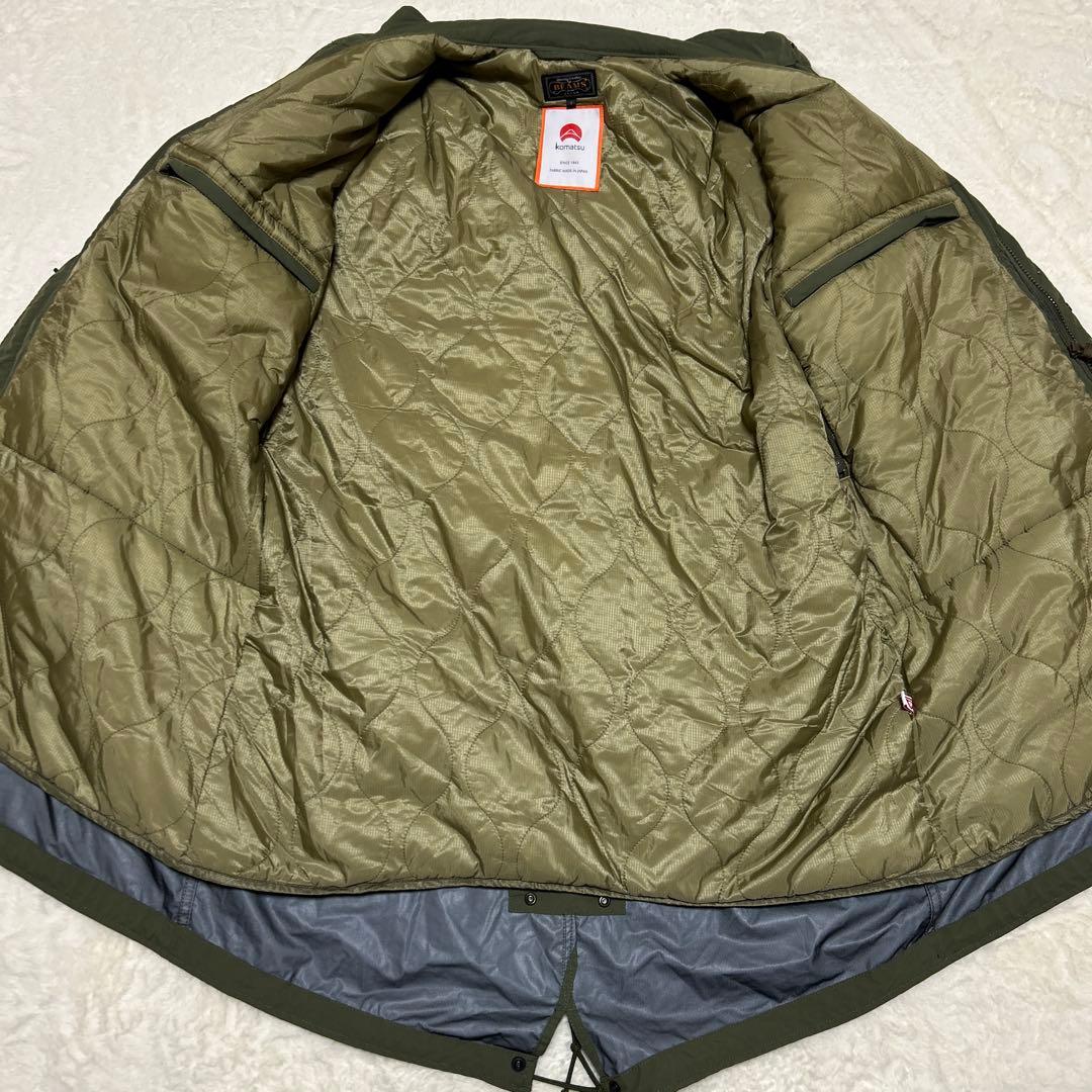 美品BEAMS PLUS 小松マテーレ M-65 ダウンモッズコート ミリタリー