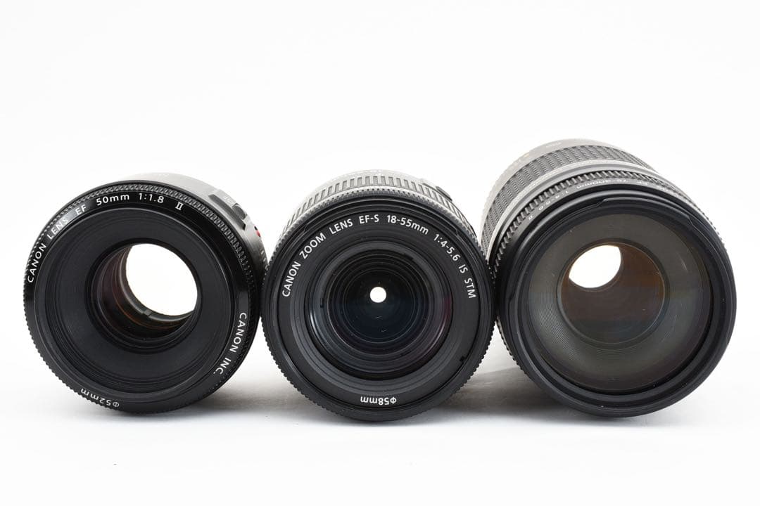 3250万画素CANON EOS 90D標準&望遠&単焦点トリプルレンズセット