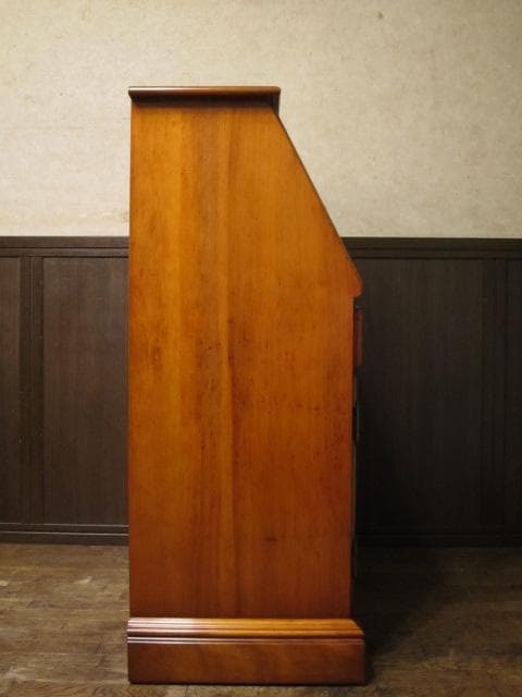 横浜ダニエル Daniel 樺材 無垢 スパニッシュ ライティングビューロー