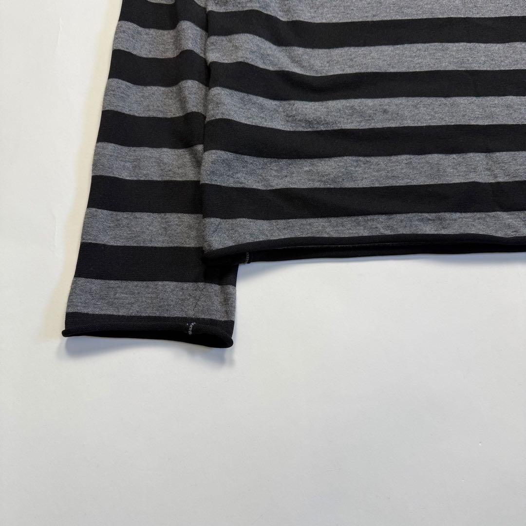 トップス 14SS Black Comme des garcons border knit