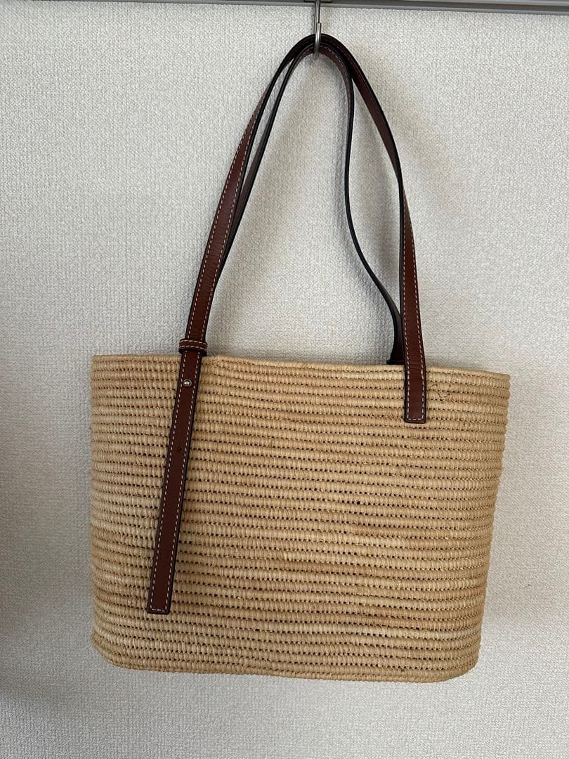 LOEWE ラフィアカゴバッグ