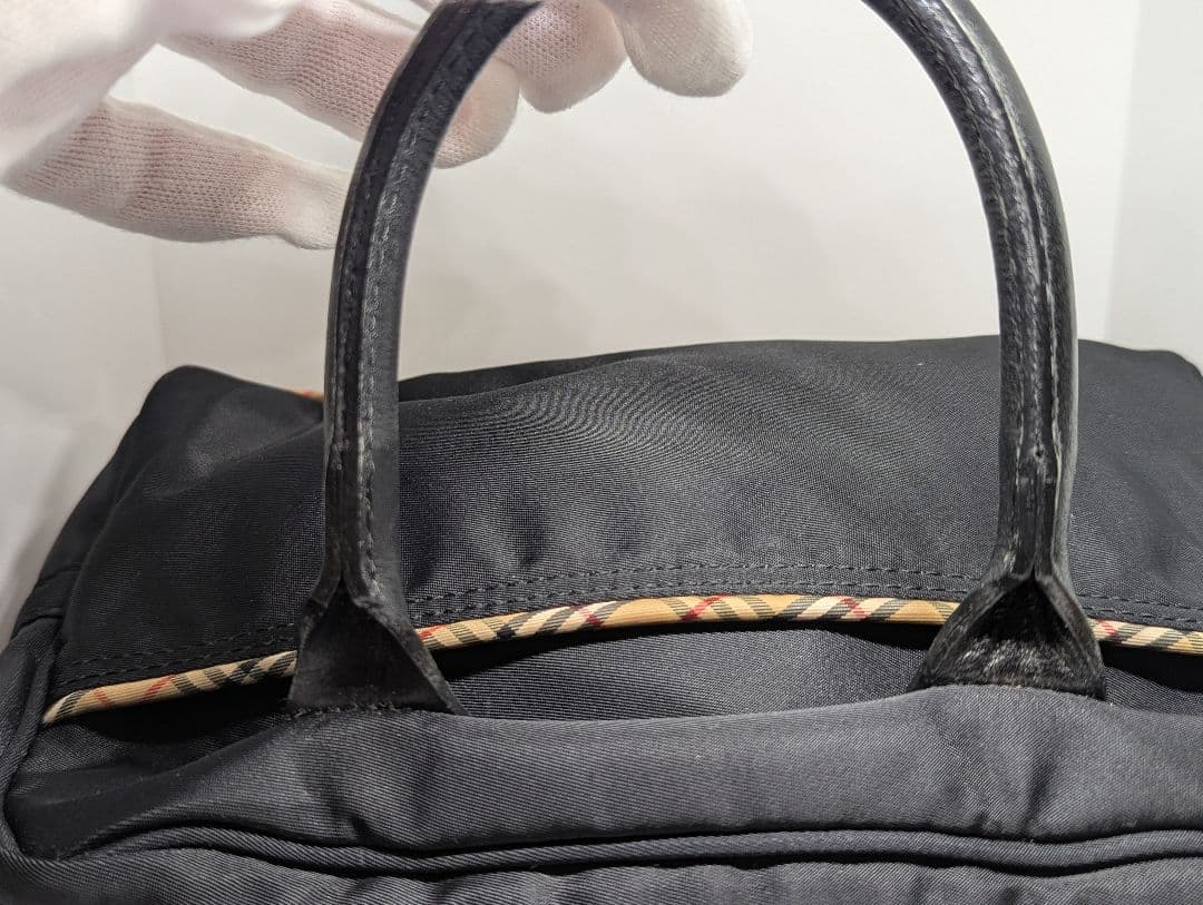 ✨希少廃盤✨バーバリー ノバチェック ミニボストン ハンドバッグ ポーチ