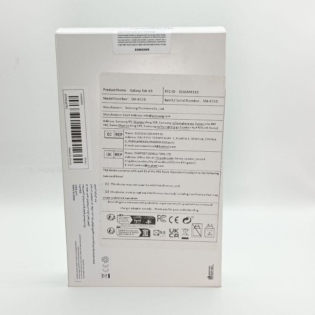 Androidタブレット本体 Samsung Galaxy Tab A9 4GB ram/64GB rom