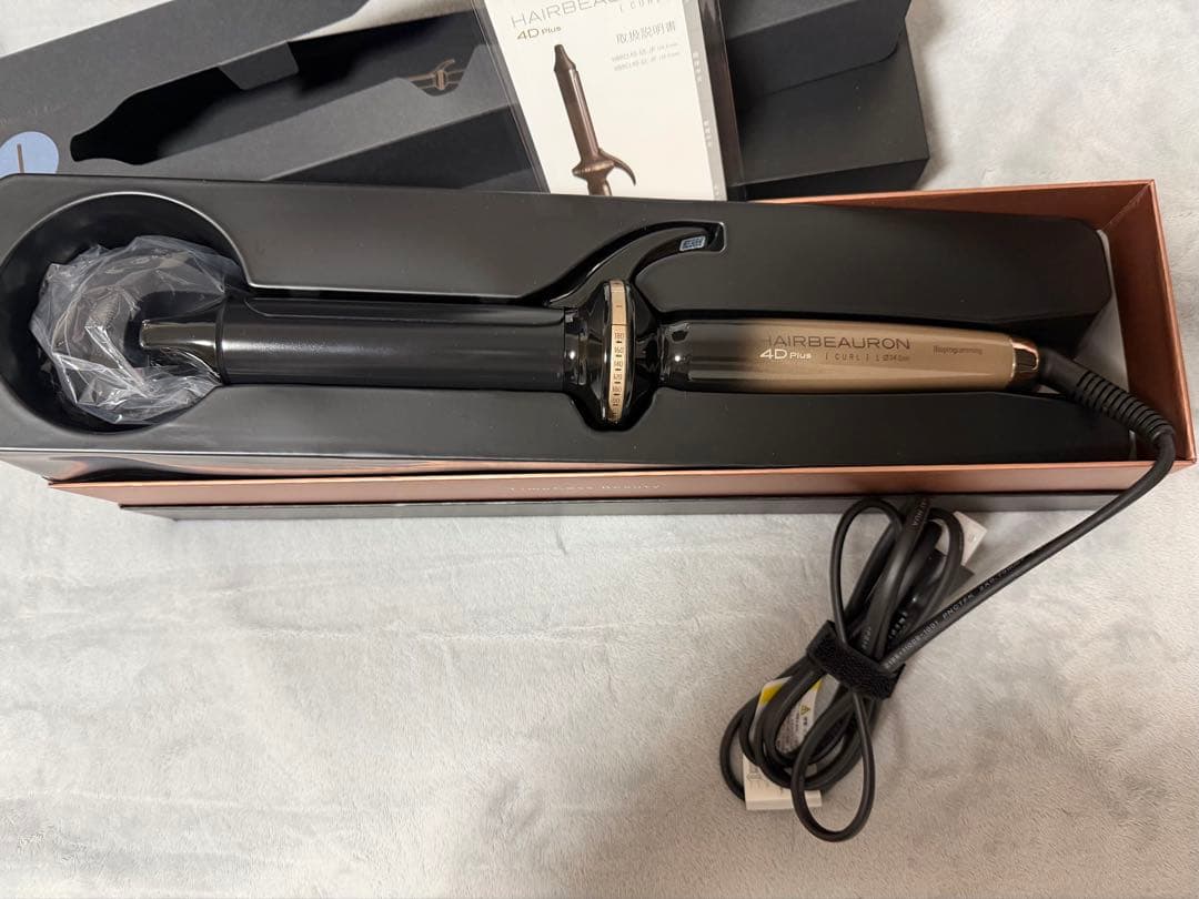 HAIRBEAURON 4D Plus L 34mmカールヘアアイロン