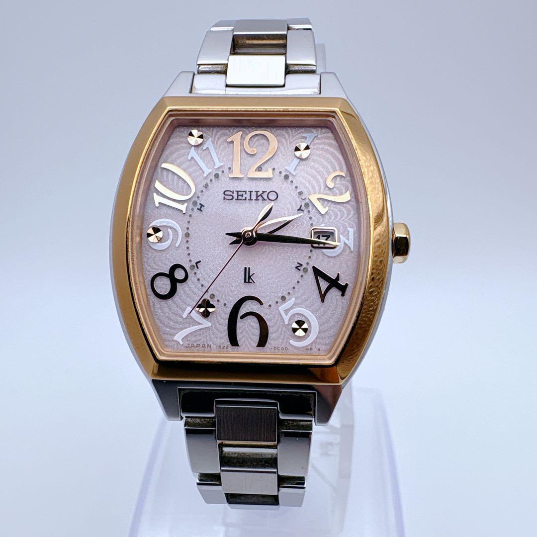 【美品】 SEIKO ルキア レディース 腕時計 1B22-0BB0