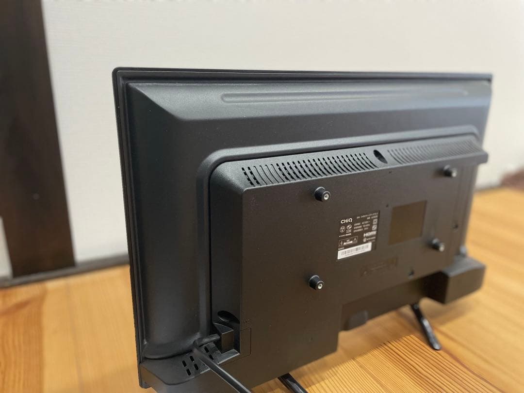 24型スマート液晶テレビ スタンド付き JL24G5EブラックCHiQ